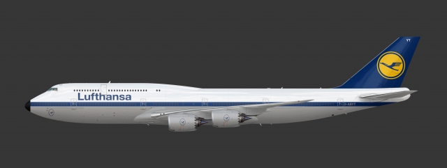 Boeing 747 8i Lufthansa Retro