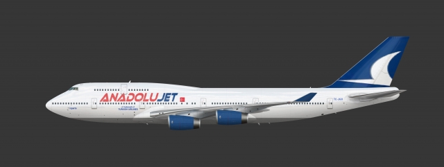 Boeing 747 400 Anadolu Jet