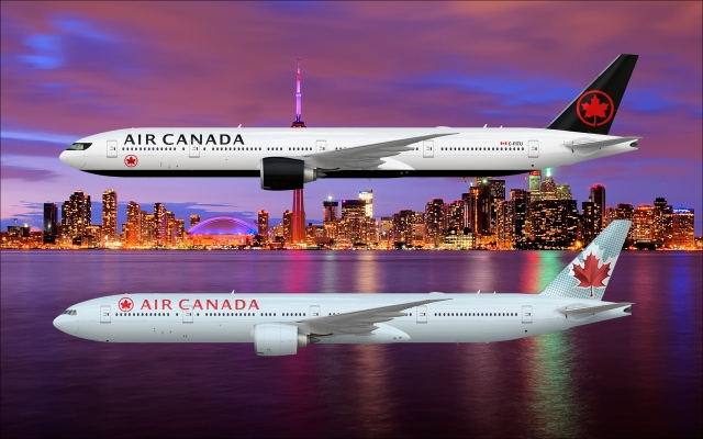 B777 Air Canada Old VS New