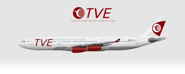 TVE - Transporte Volar España Airbus A340-300 (1991-2008 Livery) | EC-TTA