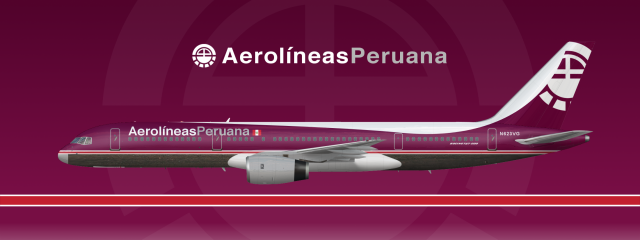 Aerolíneas Peruana Boeing 757-200 (1981-1998 Livery) | N623VG
