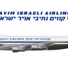 Kavim Israeli Airlines Boeing 747-200B | 4X-MBC