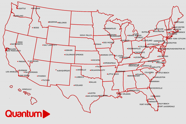 10. US Destination Map (2018)