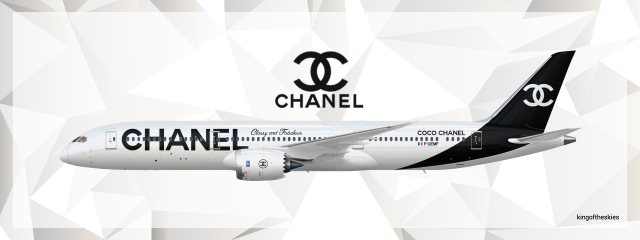 CHANEL Boeing 787-9 Livery