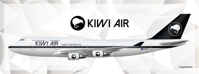 Kiwi Air Boeing 747-400 Livery