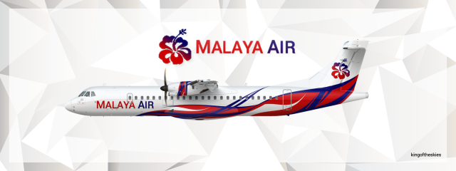 Malaya Air ATR72 Livery