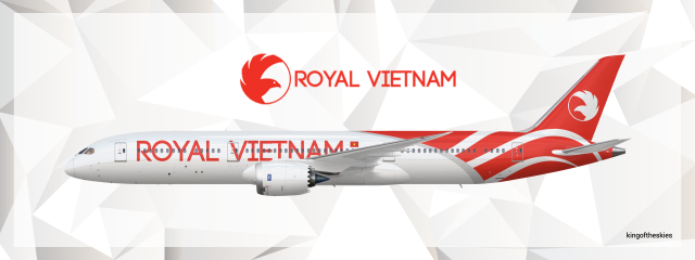 Royal Vietnam Boeing 787-9 Livery