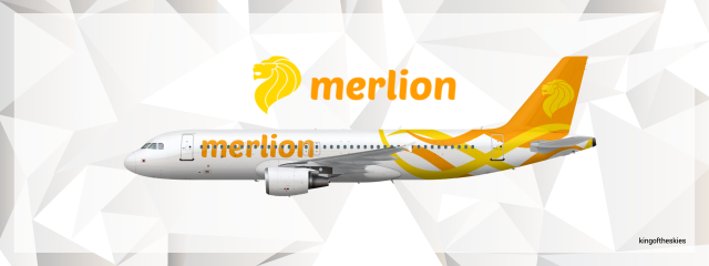 merlion A320-200 Livery