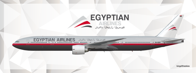Egyptian Airlines Boeing 777-300 Livery