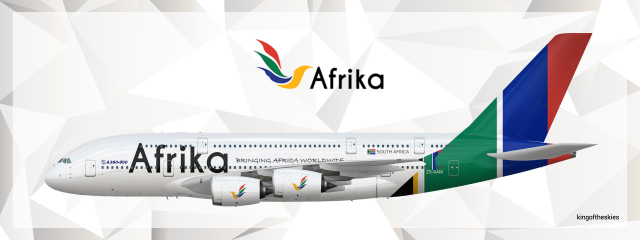 Afrika A380-800 Livery