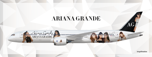 Ariana Grande Boeing 787-9 Livery Ariana Grande Boeing 787-9 Livery