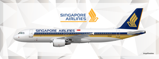 Singapore Airlines A320-200 Livery