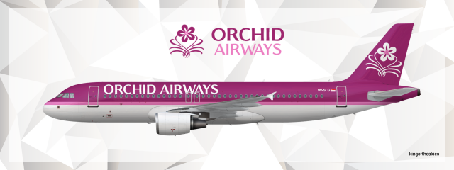 Orchid Airways A320-200 Livery