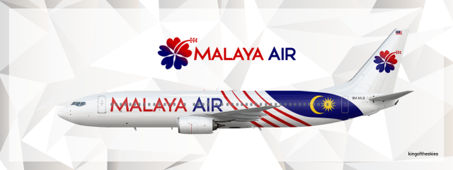 Malaya Air Boeing 737-800 Merdeka Livery