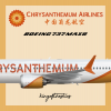 Chrysanthemum Airlines Boeing 737 MAX 8 Livery