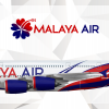 Malaya Air Airbus A380-800 Livery