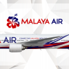 Malaya Air Boeing 777-300ER Livery