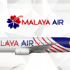 Malaya Air Boeing 737-800 Merdeka Livery