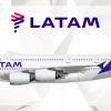 LATAM Brasil A380-800 Livery