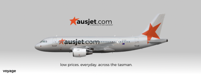 ausjet | A319-100 "Australia's Home Star"