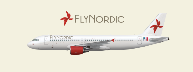FlyNordic Airbus A320