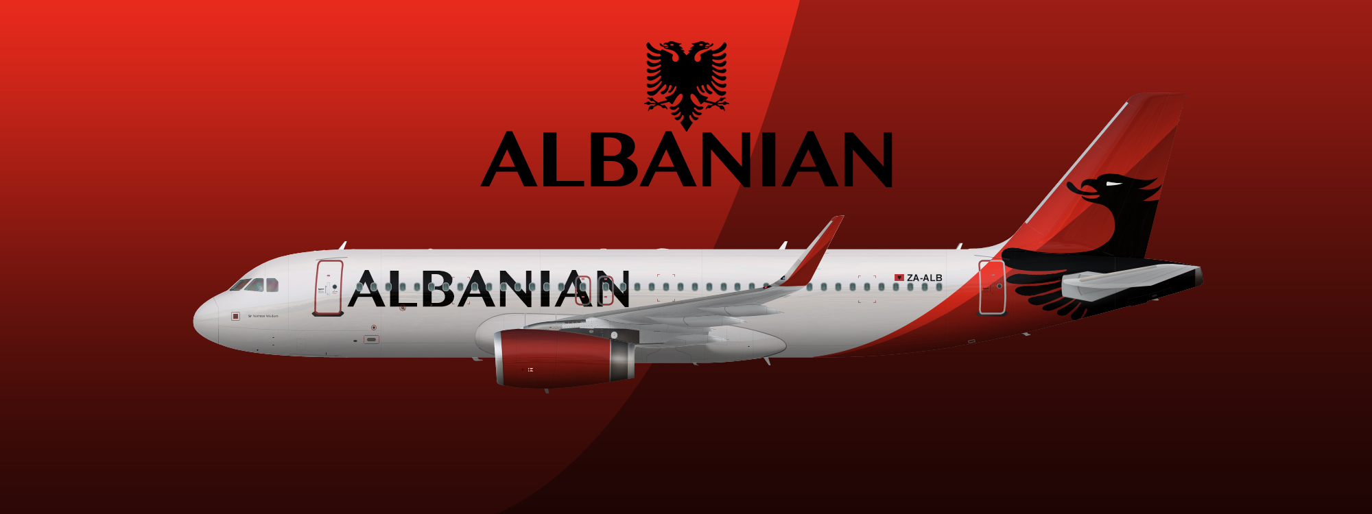 Albanian Airlines A320232 Kseeley's Liveries Gallery Airline Empires