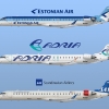 CRJ900s of Europe | SAS, Estonian, and Adria
