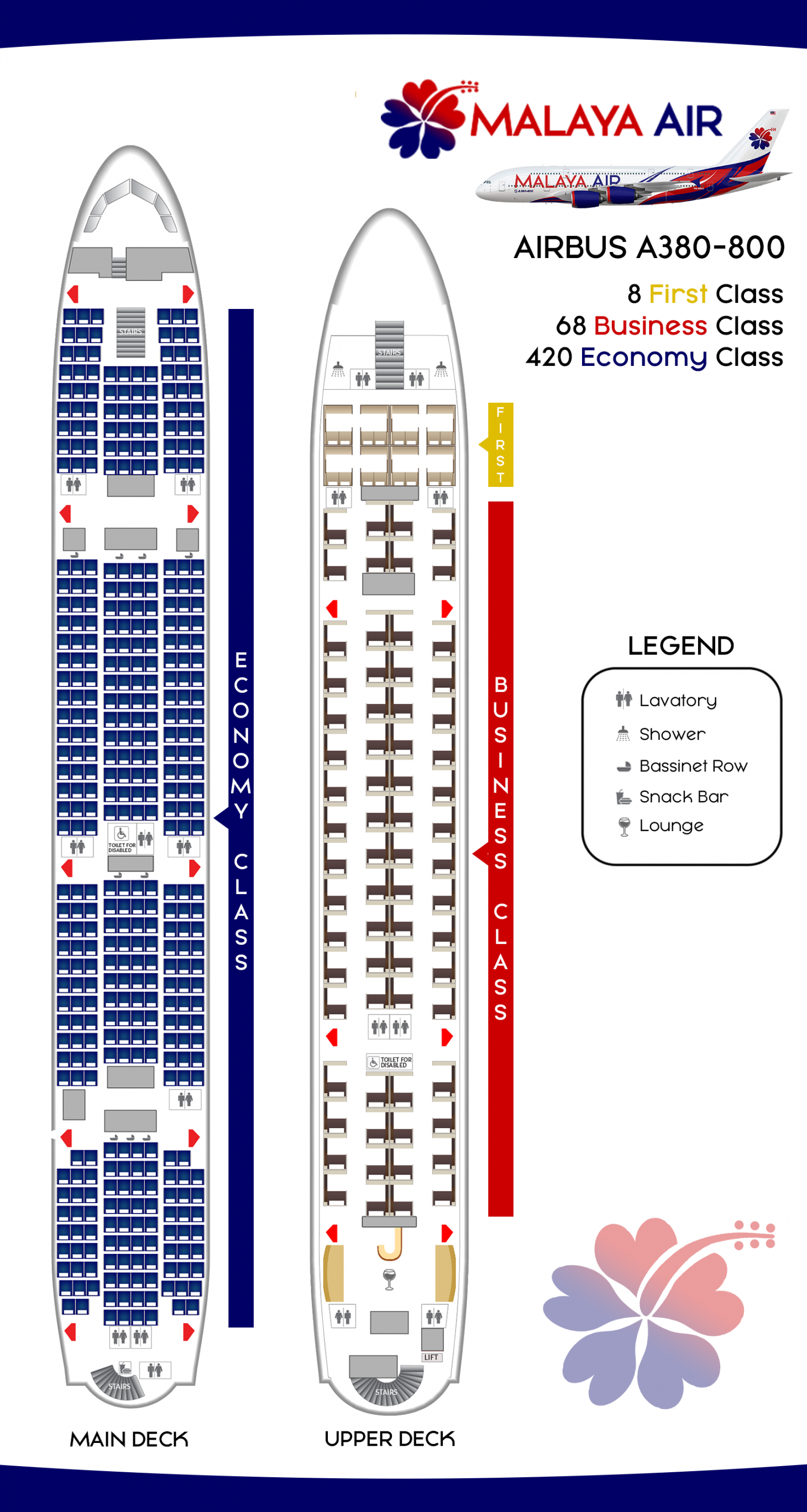 A380 Seating Chart