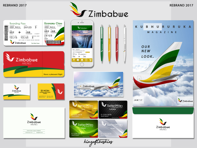 Zimbabwe Airlines Branding Showcase