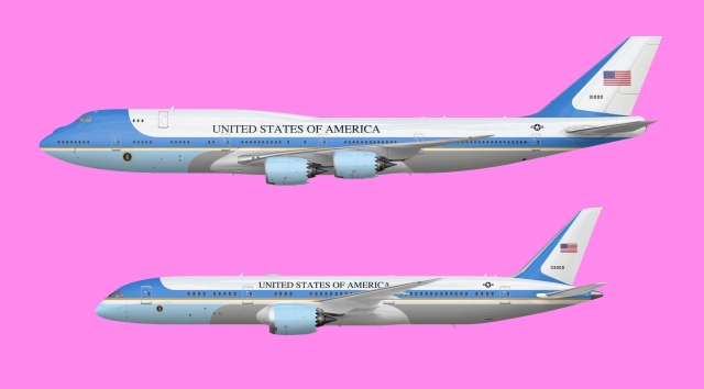 Air Force One 747-8 & 787-9