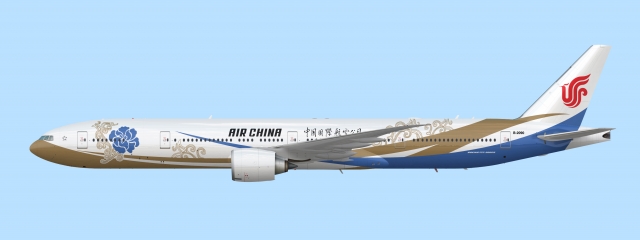 Air China "Purple Chen" 777-300ER