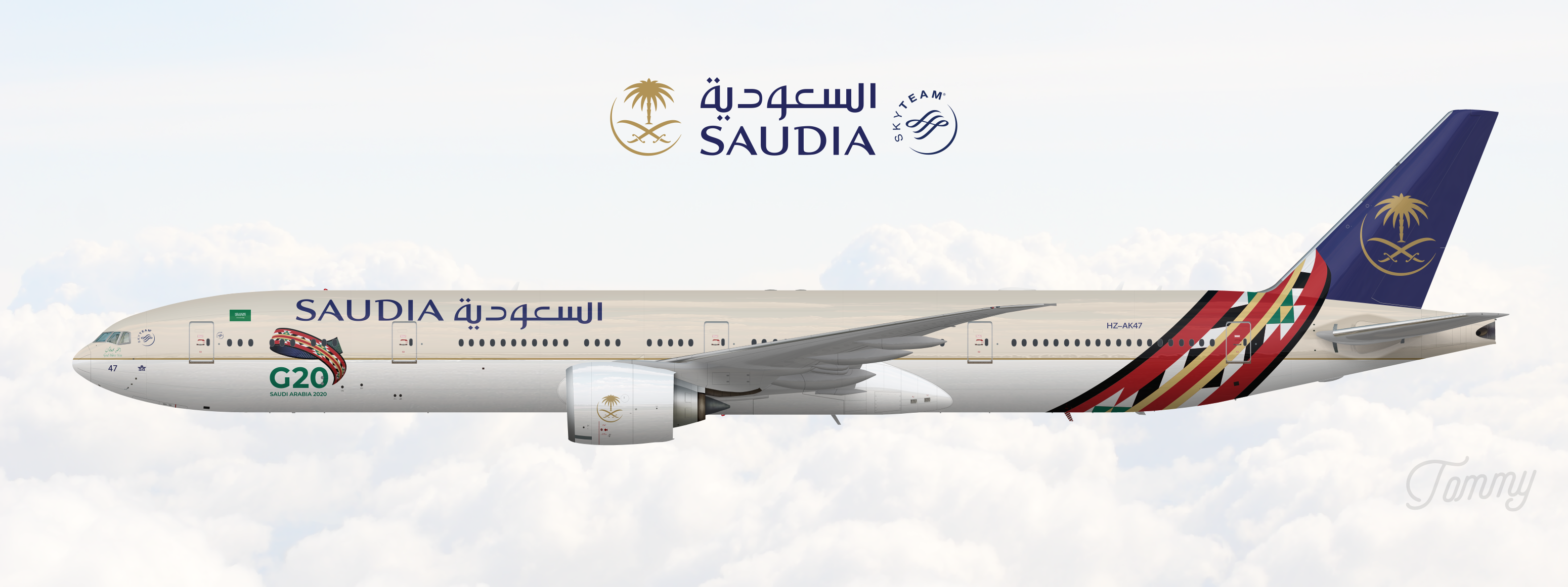 Saudia / Boeing 777-300ER - Showcase - Gallery - Airline Empires