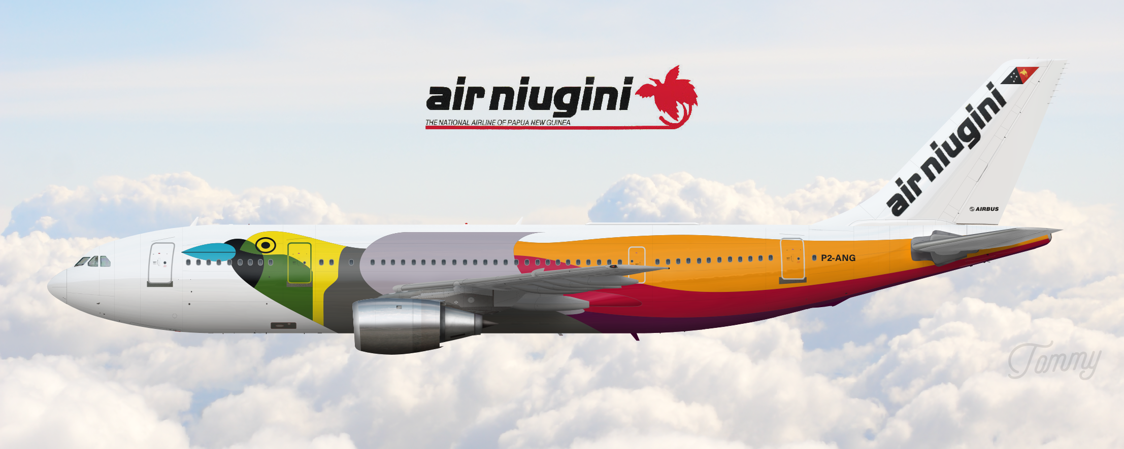 herpa wings｜Air Niugini｜Airbus A300B4 Herpa WINGS Airbus A300B4 Air Niugini NEW Scale1:500 BOXED