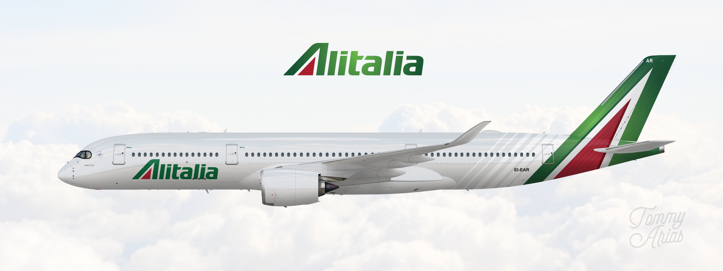 Alitalia / Airbus A350900 Showcase Gallery Airline Empires