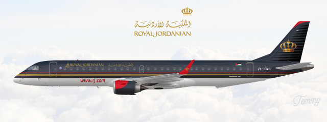 Royal Jordanian / Embraer E195