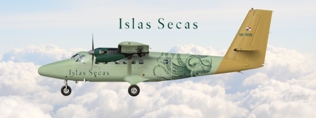 Islas Secas / DHC 6-300 Twin Otter