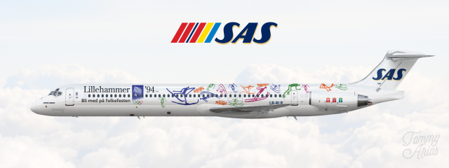 SAS Scandinavian Airlines / McDonnell Douglas MD-82