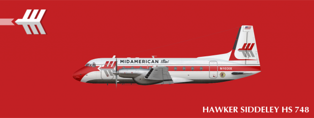3. Hawker Siddeley HS748 | N103IX