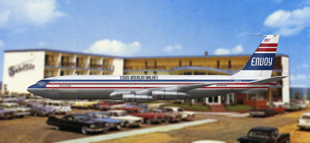Envoy American Airways Boeing 707-320B