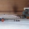 Delta A330 pushing back