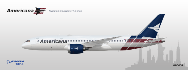 Americana Boeing 787-8