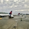 SeaTac Concourse A lineup