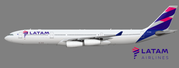 Airbus A340-313X (CC-CQC) LATAM