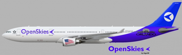 A330-300 Open Skies Orlando Livery