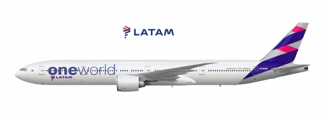 Boeing 777-300ER Latam Oneworld c.s.