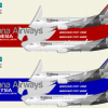 Kelana Airways Indonesia & Malaysia Boeing 737-700 & Boeing 737-800