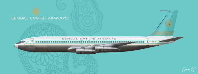 Bengal Empire Airways 707-320 (1959-1967 Livery)