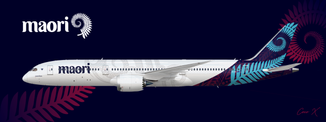 Maori Airways 787-9 (2018 Livery) Maori Airways 787-9 (2018 Livery)