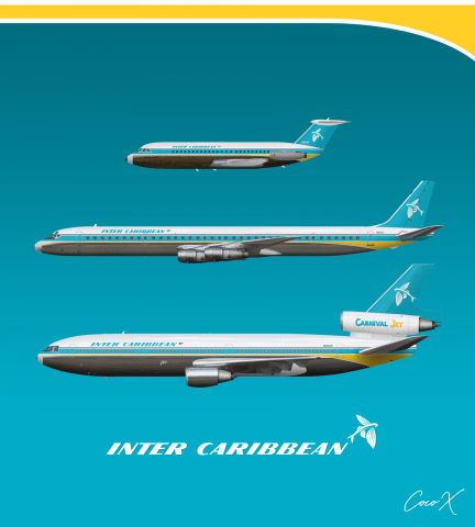Inter Caribbean Airways - Carnival Jets Inter Caribbean Airways - Carnival Jets