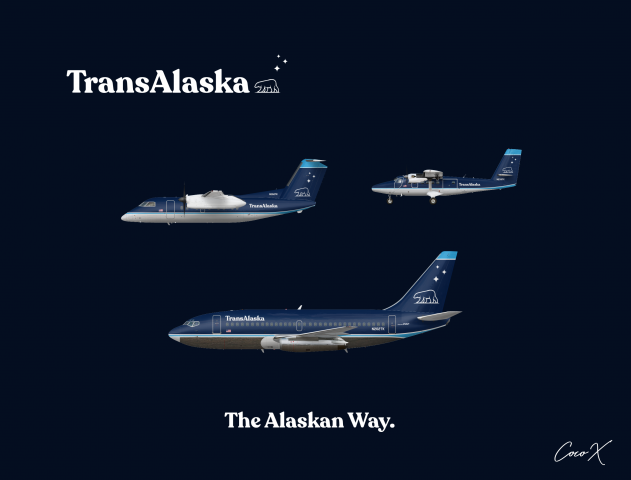 Trans Alaska Airlines - The Alaskan Way.